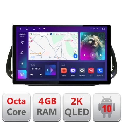 Navigatie dedicata Fiat Doblo 2015-2018 N-DOBLO15 Edonav ecran 13" 2K 4+32 Android Waze USB Navigatie 4G 360 Toslink Youtube R