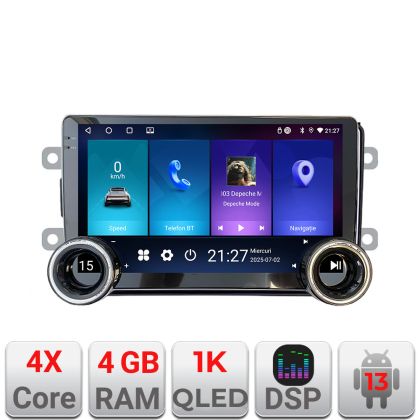 Navigatie Dacia dupa 2012 Kit-Dacia Edotec  4+64 10.5 inch Incell 1K android Wifi 5Ghz gps internet