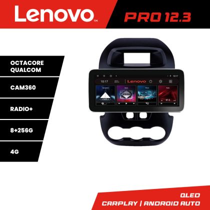 Navigatie Ford Ranger K-245 Lenovo PRO 8+256 12.3 inch qled android 4G DSP gps internet  8Core