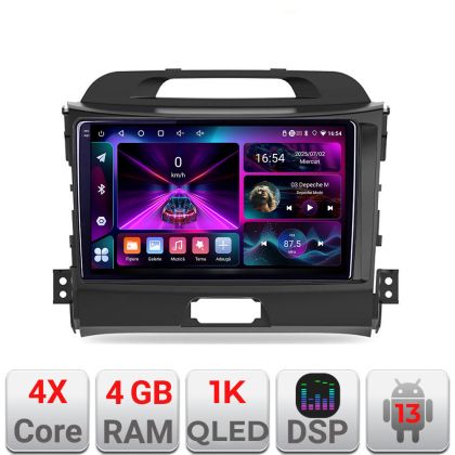 Navigatie Kia Sportage 2010- A-325  4+64 InCell Display 1K Android Waze USB Navigatie Internet Youtube Radio