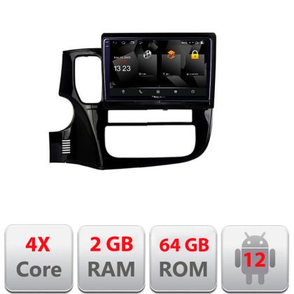 Navigatie Mitsubishi Outlander 2014- 5230-1230 Android Ecran 720P Quad Core 2+64 carplay android auto