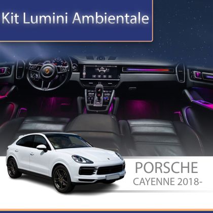 Lumini Ambientale NIGHTVIBE Porsche 2018-  capace iluminate pentru boxe control telefon sau sistem original