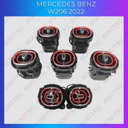 Lumini Ambientale Mercedes Benz C Class W206 2020- gura ventilatie control telefon sau sistem original