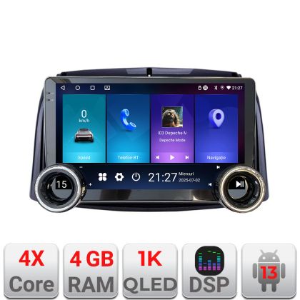 Navigatie Renault Koleos 2009-2016 Kit-KOLEOS Edotec  4+64 10.5 inch Incell 1K android Wifi 5Ghz gps internet