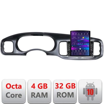 Navigatie Dodge Charger 2011-2014  dedicata Ouad core 4+32 ecran vertical 9.7" DSP 360 FHD AHD Android radio gps internet  kit-charger+EDT-E709