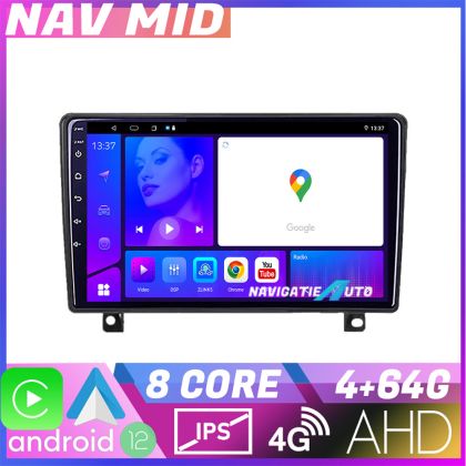 Navigatie Opel Astra H 2006 2015 EDOTEC-LITE Android Ecran 720P Octa Core 4 64 Carplay