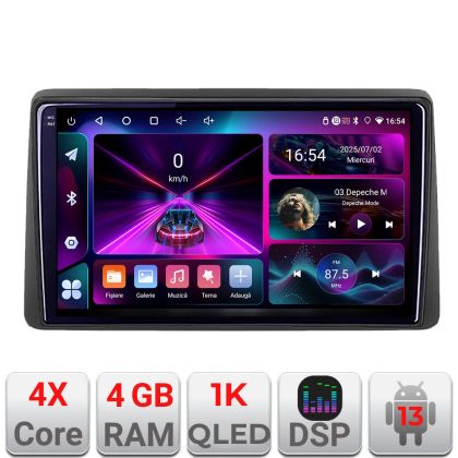 Navigatie Dodge RAM 2019- Android radio gps internet  4+64 InCell Display 1K kit-RAM2019+EDT-E209-RK