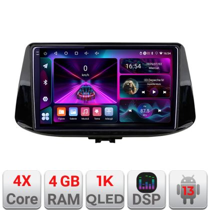 Navigatie Hyundai I30 2017- A-1041  4+64 InCell Display 1K Android Waze USB Navigatie Internet Youtube Radio