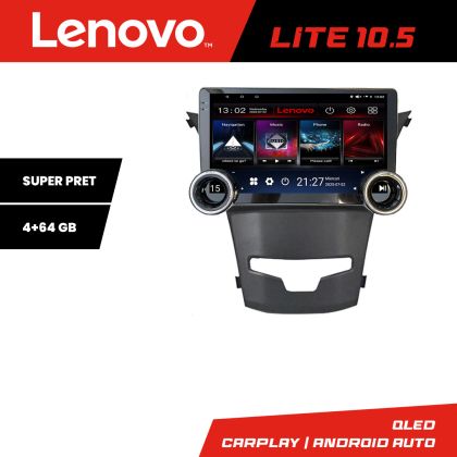 Navigatie Ssangyong Korando 2014-2019 Kit-1159 Lenovo  8 core 4+64 10.5 inch Incell 1K android Wifi 5Ghz gps internet S
