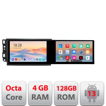 Navigatie Chevrolet Captiva Kit-020 Edotec 2 ecrane  8 core 4+128 21.6 inch Incell android Wifi 5Ghz gps internet