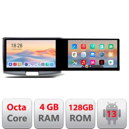 Navigatie VW Passat 2010-2015 Kit-267 Edotec 2 ecrane  8 core 4+128 21.6 inch Incell android Wifi 5Ghz gps internet