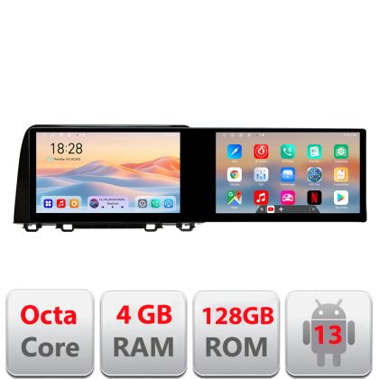 Navigatie Honda CRV 2016-2022 Kit-CRV19 Edotec 2 ecrane  8 core 4+128 21.6 inch Incell android Wifi 5Ghz gps internet