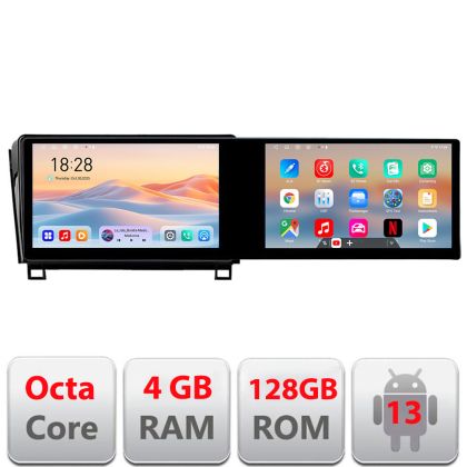 Navigatie Toyota Sequoia 2008-2017 Edotec 2 ecrane  8 core 4+128 21.6 inch Incell android Wifi 5Ghz gps internet  Cor