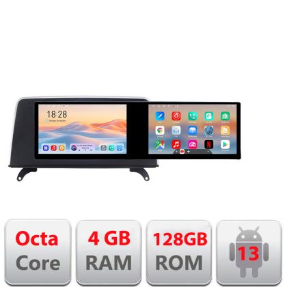 Navigatie BMW X5 X6 2007-2009 CCC Edotec 8 core 4+128 10.5 inch Incell 1K android Wifi 5Ghz gps internet