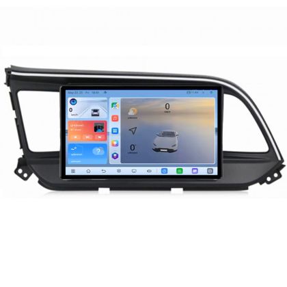 Navigatie Hyundai Elantra 2018- C-1581 Android 8 Core 2.2 Ghz 8+128 Qled 1K ADAS 4G LTE GPS 360 KIT-1581+EDT-E409V3
