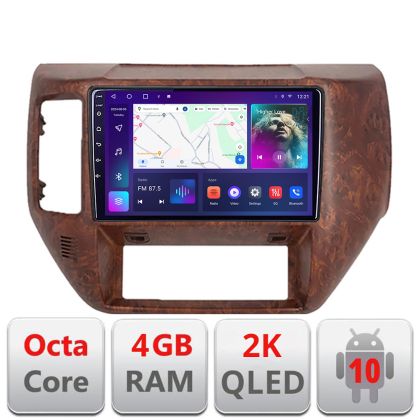 Navigatie Nissan Patrol 2005-2011 Android Octa Core Ecran 2K QLED GPS 4G 4+32GB 360 KIT-patrol+EDT-E409-2K