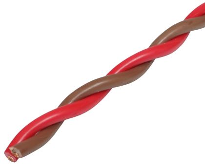 Rolă cablu difuzor răsucit 2x 1,5 mm²x100m Audio System Z-TSC 1.5 BR-RD