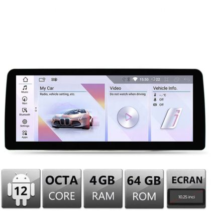 Navigatie dedicata Edotec BMW Seria I3 masini cu NBT Android ecran 10.25" 4+64 4G BT