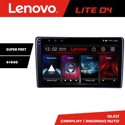 Navigatie Ford Fiesta 2020- Lenovo Kit-fiesta-2020 4+64 GB Android Waze USB Navigatie Internet Youtube Radio