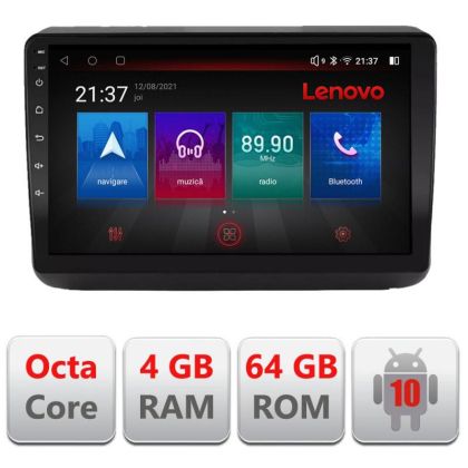 Navigatie Jeep Grand Cherokee 2014-2019 E-JGG Octa Core cu Android Radio Bluetooth Internet GPS WIFI DSP 4+64GB 4G RESIGILAT