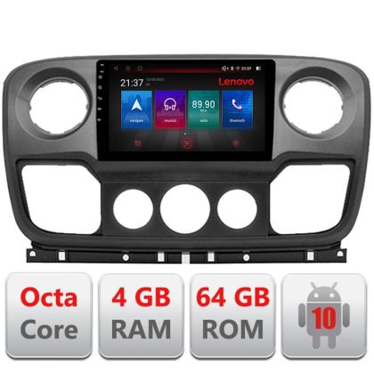 Navigatie Opel Movano, Renault Master 2010-2021 Android radio gps internet Octa Core 4+64GB LTE Kit-movano+EDT- RESIGILAT