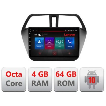 Navigatie Suzuki S-Cross E-337 Octa Core cu Android Radio Bluetooth Internet GPS WIFI DSP 4+64GB 4G RESIGILAT