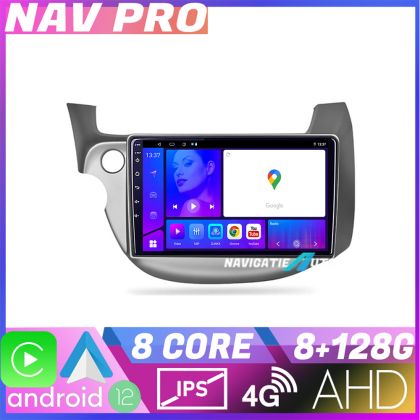 Navigatie Honda Fit 2008 2013 EDOTEC-LITE Android radio gps internet Octa core 8 128 Carplay