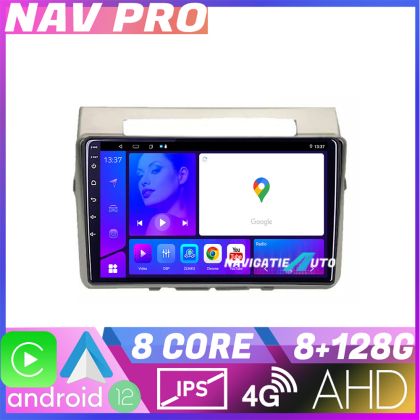 Navigatie Toyota Verso intre anii 2004 2009 EDOTEC-LITE Android Ecran 720P Octa Core 8 128 Carplay