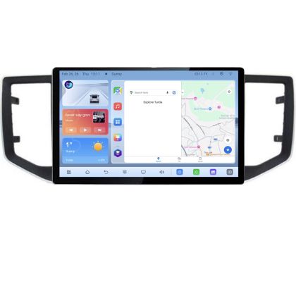 Navigatie dedicata vw crafter 2018- N-CRAFTER Edonav ecran 13" 1K 4+64 Android Waze USB Navigatie 4G 360 Toslink Youtube Radio