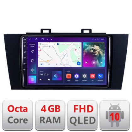 Navigatie Subaru Outback 2014-2019 sau Subaru XV 2017-2018 B-OUTBACK5 Android Ecran QLED octa core 4+64 carplay android auto KIT-OUTBACK5+EDT-E309V3