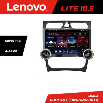 Navigatie Mercedes CLK facelift Lenovo  8 core 4+64 10.5 inch Incell 1K android Wifi 5Ghz gps internet  Kit-facelift