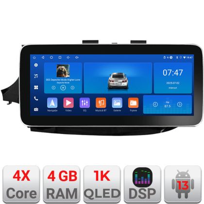 Navigatie Opel Mokka 2016- K-MOKKA2 Edotec 4+64 12.3 inch Incell 1K android Wifi 5Ghz gps internet  Co