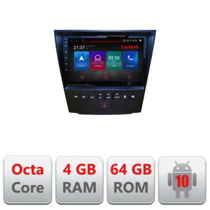 Navigatie Lexus GS-04 2004-2011 E- GS-04 Octa Core cu Android Radio Bluetooth Internet GPS WIFI DSP 4+64GB 4G RESIGILAT