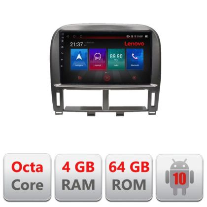 Navigatie Lexus LS 1999-2006 E- LS-99 Octa Core cu Android Radio Bluetooth Internet GPS WIFI DSP 4+64GB 4G RESIGILAT
