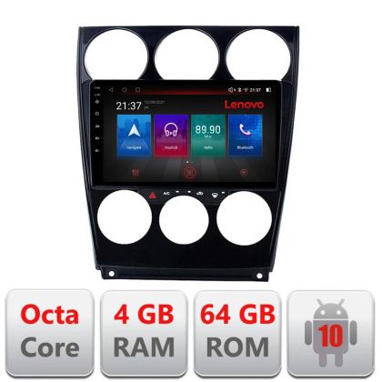 Navigatie Mazda 6 2004-2008 E-944 Octa Core cu Android Radio Bluetooth Internet GPS WIFI DSP 4+64GB 4G RESIGILAT