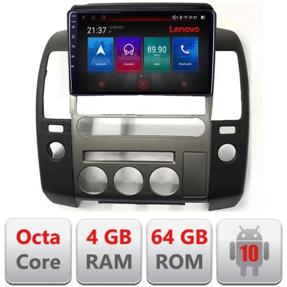 Navigatie dedicata Lenovo Nissan Patfinder Navara Android radio gps internet Octa Core 4+64 LTE KIT-nav-oem+EDT-E509-PRO RESIGILAT