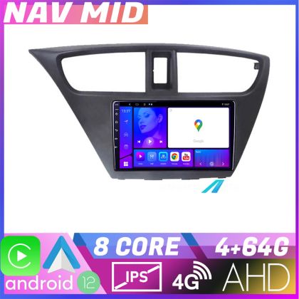 Navigatie Honda Civic 2012 2016 KIT CIVIC EDOTEC-LITE Android Ecran 720P Octa Core 4+32 Carplay