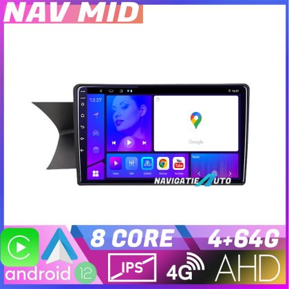 Navigatie Mercedes C W204 NTG4.5 2012 2015 EDOTEC-LITE Android Ecran 720P Octa Core 4+32 Carplay