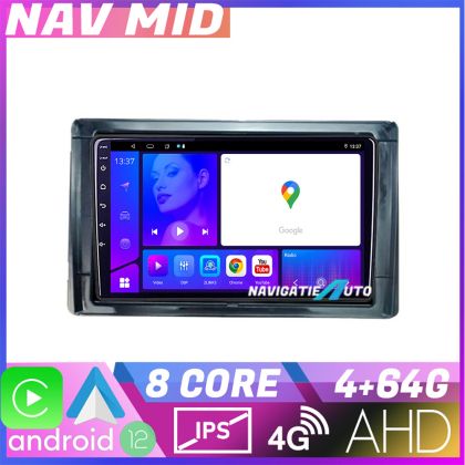 Navigatie Toyota 2DIN KIT TY2DIN EDOTEC-LITE Android Ecran 720P Octa Core 4+32 Carplay