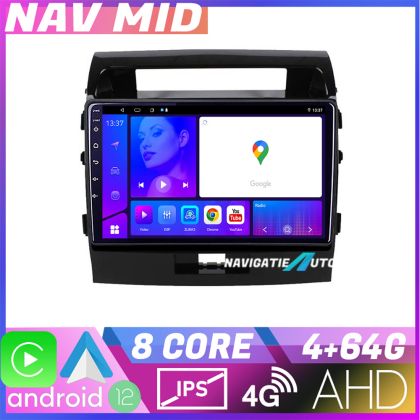 Navigatie Toyota LandCruiser 2008 2015 KIT 381 EDOTEC-LITE Android Ecran 720P Octa Core 4+32 Carplay v1