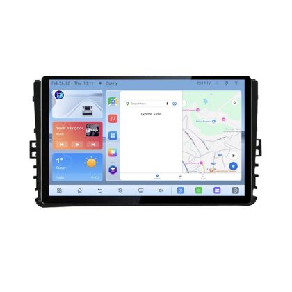 Navigatie Toyota Corolla 2017-2018 Qled 1K Octa Core 4+64 LTE 4G DSP Wifi 5Ghz android auto carplay radio gps internet EDT-E413V3
