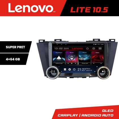 Navigatie Mazda 5 Lenovo  8 core 4+64 10.5 inch Incell 1K android Wifi 5Ghz gps internet  Kit-117
