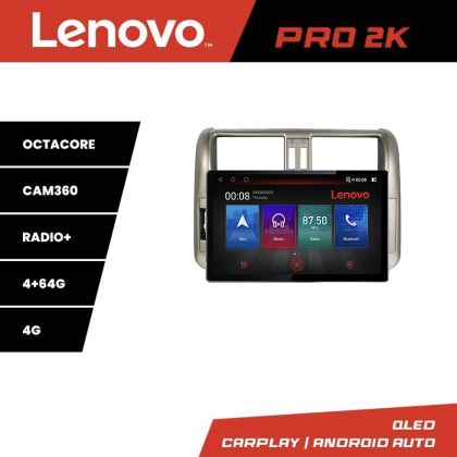 Navigatie TOYOTA Prado 2010-2013 K-347 Lenovo PRO 4+64 13 inch 2K android 4G DSP gps internet