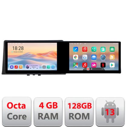 Navigatie Citroen Berlingo 2019-2021 Kit-berlingo18 Edotec 2 ecrane  8 core 4+128 21.6 inch Incell android Wifi 5Ghz gps internet  v2