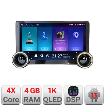 Navigatie Suzuki Splash Opel Agila 2008-2014 Edotec  4+64 10.5 inch Incell 1K android Wifi 5Ghz gps internet  kit-splash-