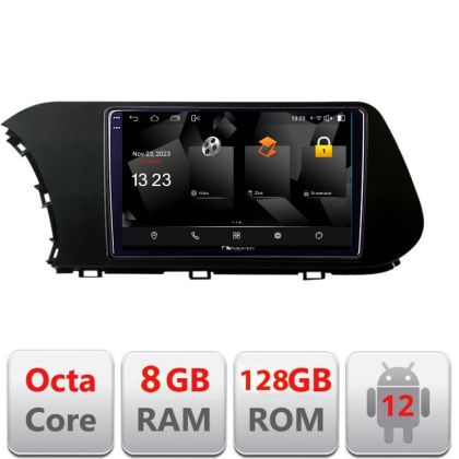 Navigatie Hyundai I20 2020- 5960Pro-i20 Android Octa Core Qualcomm 2K Qled 8+128 DTS DSP 360 4G Optical