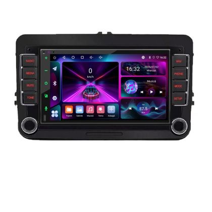 Navigatie dedicata VW Skoda Seat 7 inch Edotec Incell 4+64 carplay android auto radio internet Wifi 5Ghz kit-vw-universal+EDT-E200_v1
