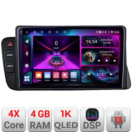 Navigatie Audi A4 2008-2016 NON-MMI A-A4  4+64 InCell Display 1K Android Waze USB Navigatie Internet Youtube Radio