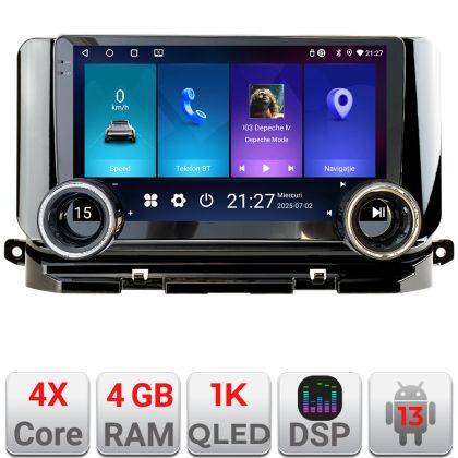Navigatie Skoda Octavia 4 2020-2024 Edotec  4+64 10.5 inch Incell 1K android Wifi 5Ghz gps internet  KIT-octavia4