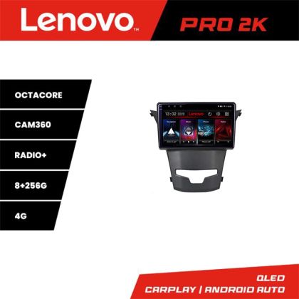 Navigatie Ssangyong Korando 2014-2019 Lenovo Kit-1159 8 core QLED 2K 8+256 360 Android Waze USB Navigatie Internet Youtube Radio